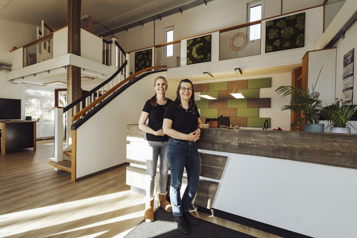 Ansprechpartnerinnen Anette Rieckhoff & Sonja Lohse im IDEEN REICH