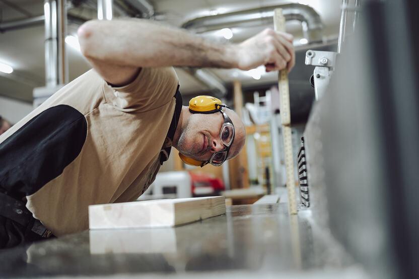 Arbeit in der Werkstatt