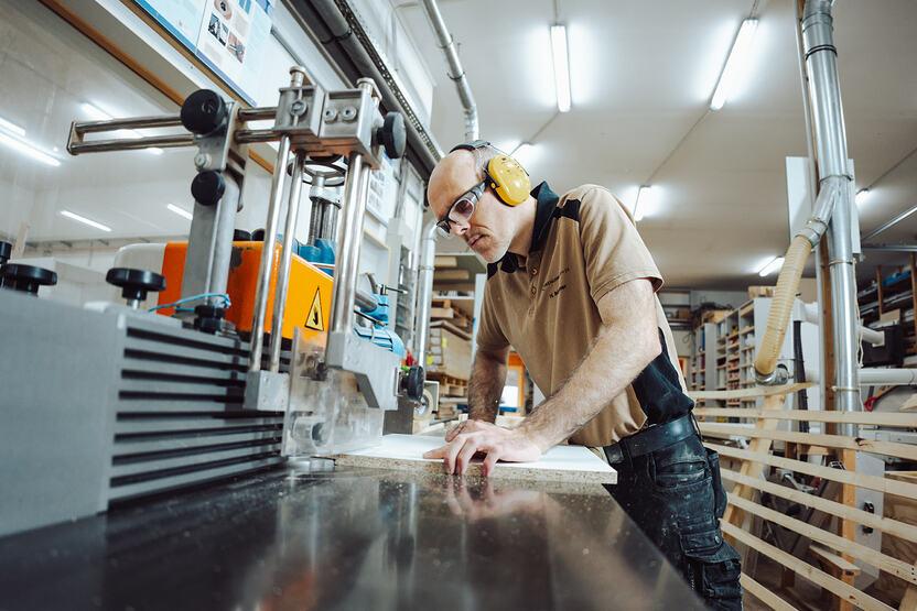 Arbeit in der Werkstatt