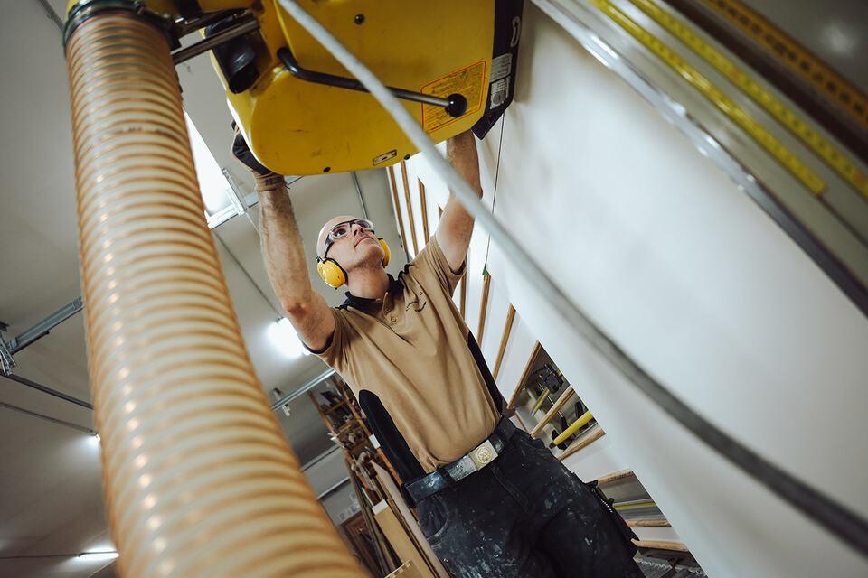 Arbeit in der Werkstatt