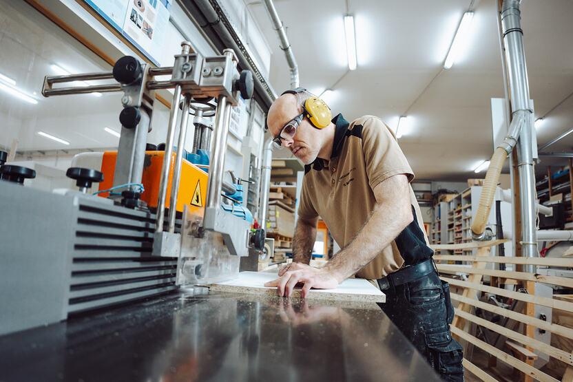 Arbeit in der Werkstatt