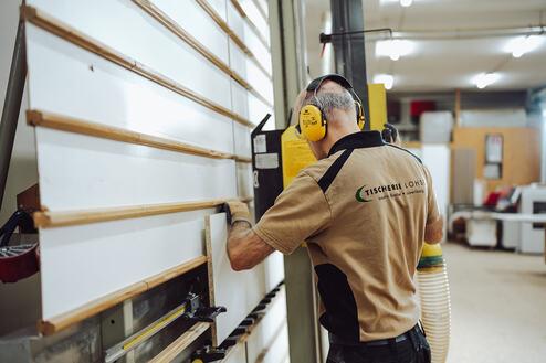 Arbeit in der Werkstatt