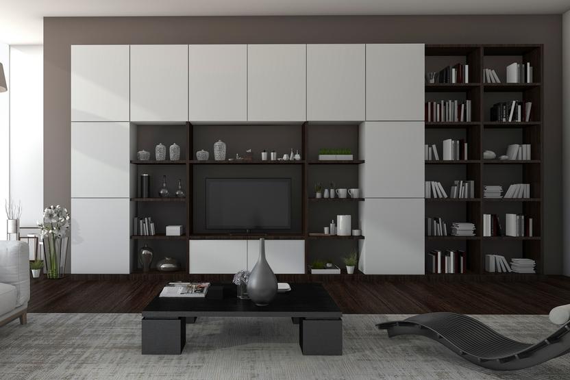 Wandschrank mit Regalfächern